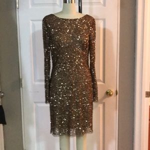 Sequinned Cocktail Dress sz8
